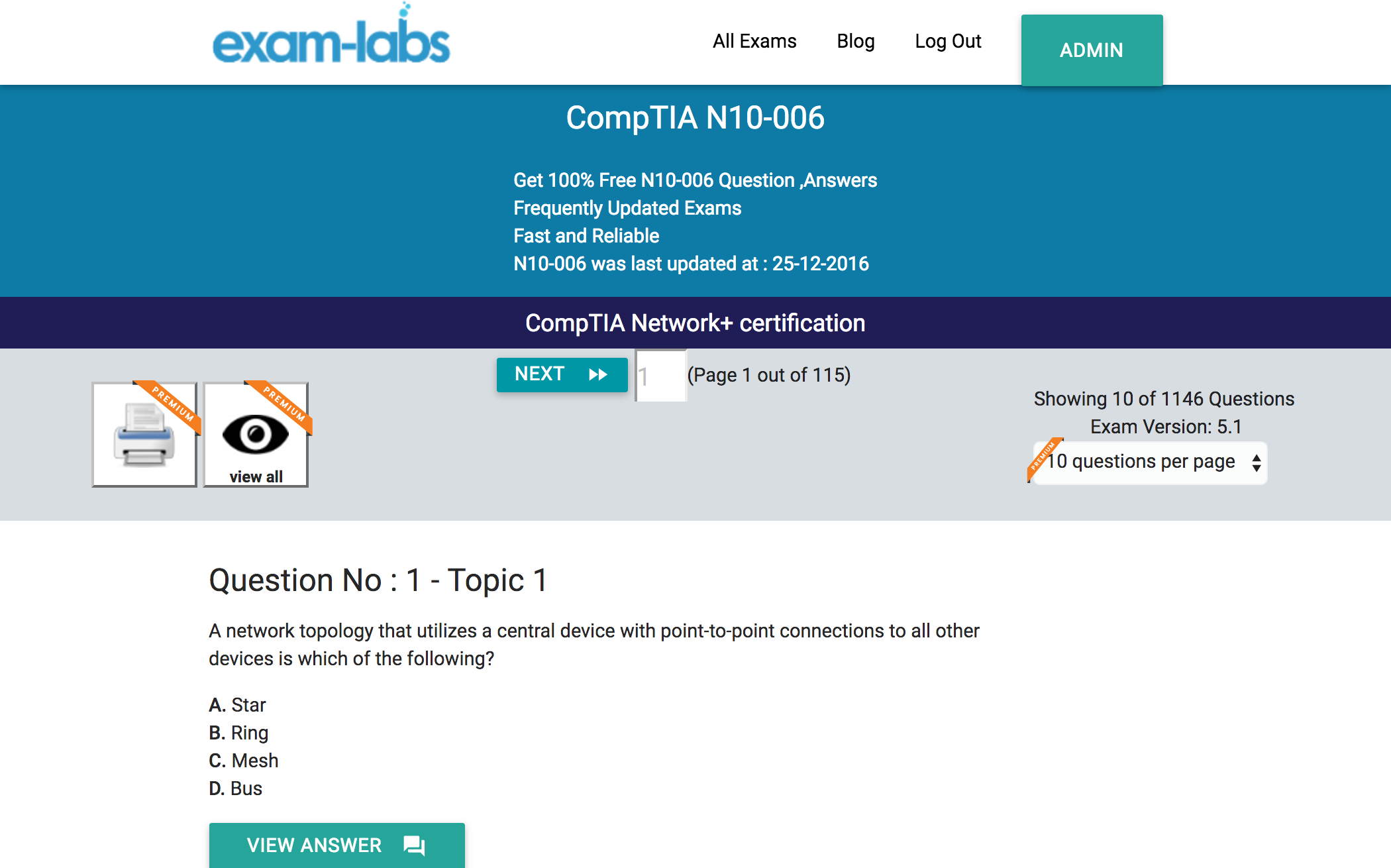 N10-008 Online Test