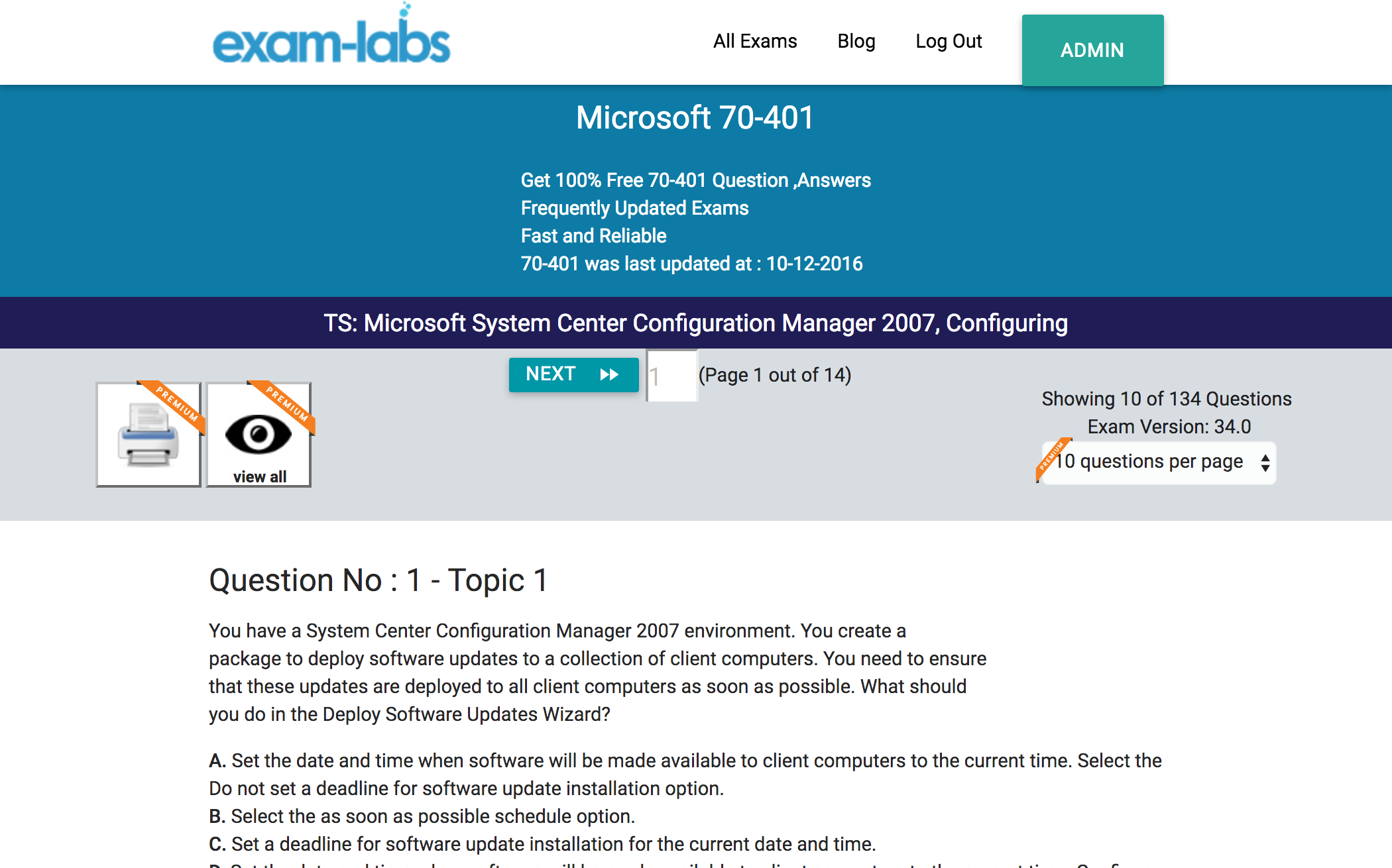 schedule microsoft exam