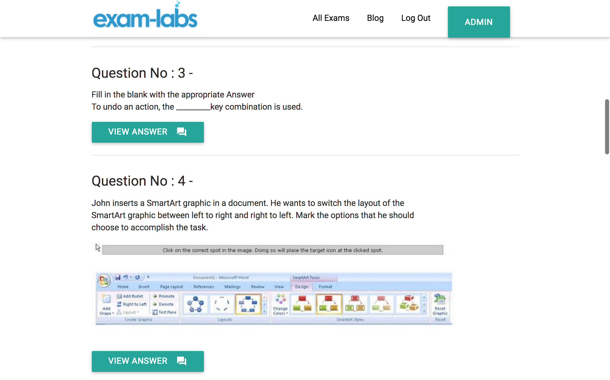 microsoft word questions and answers