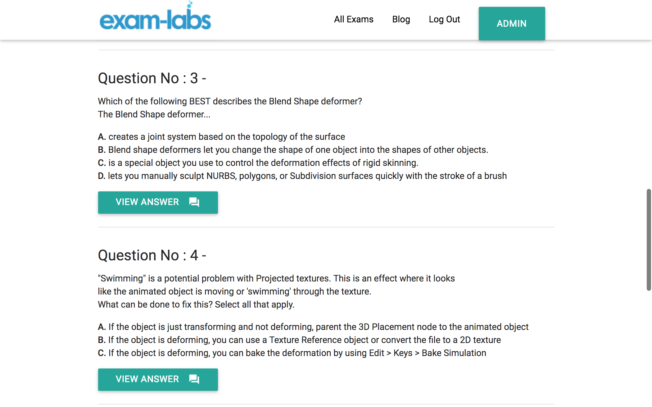 microsoft access test answers