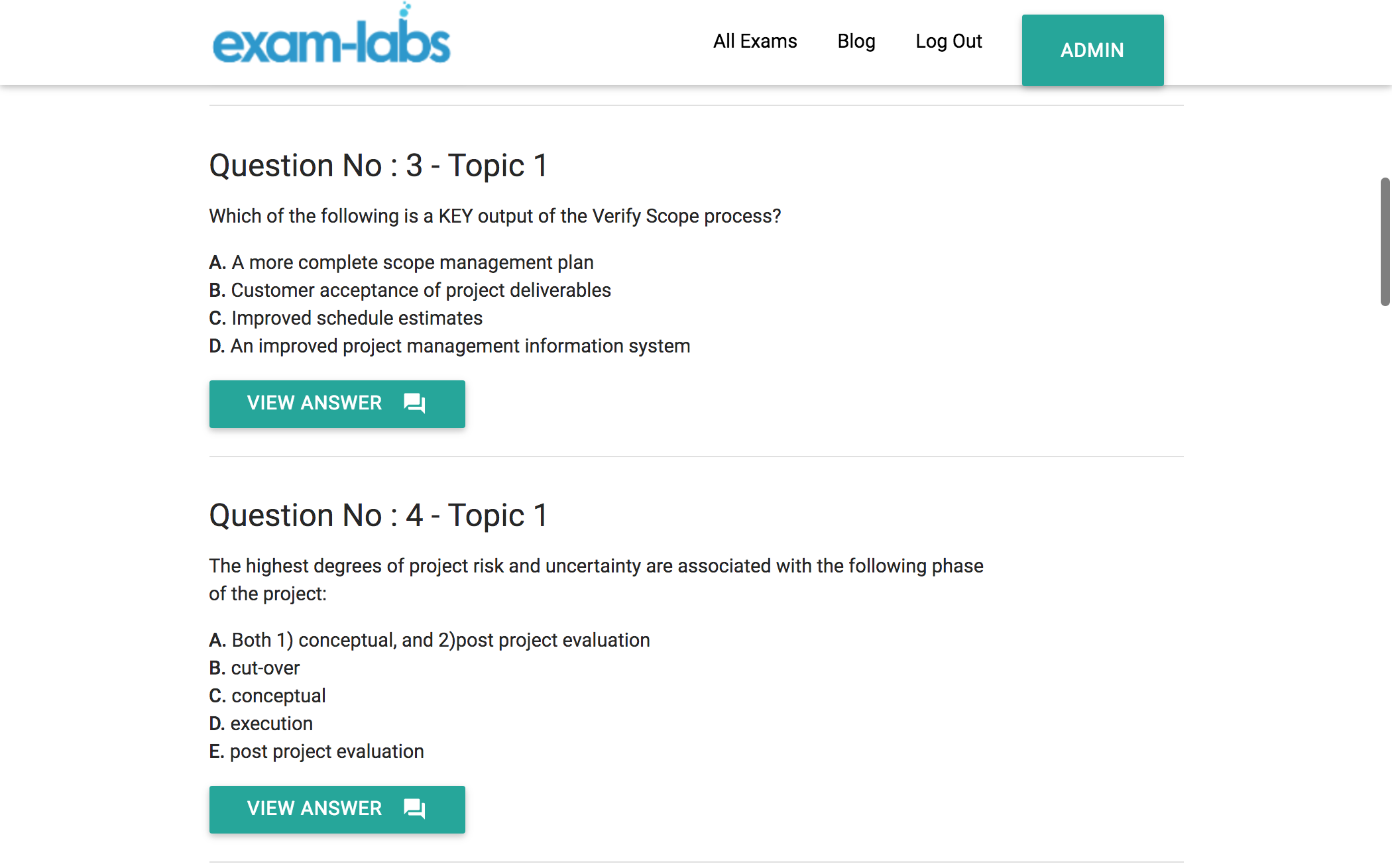 project management questions and answers